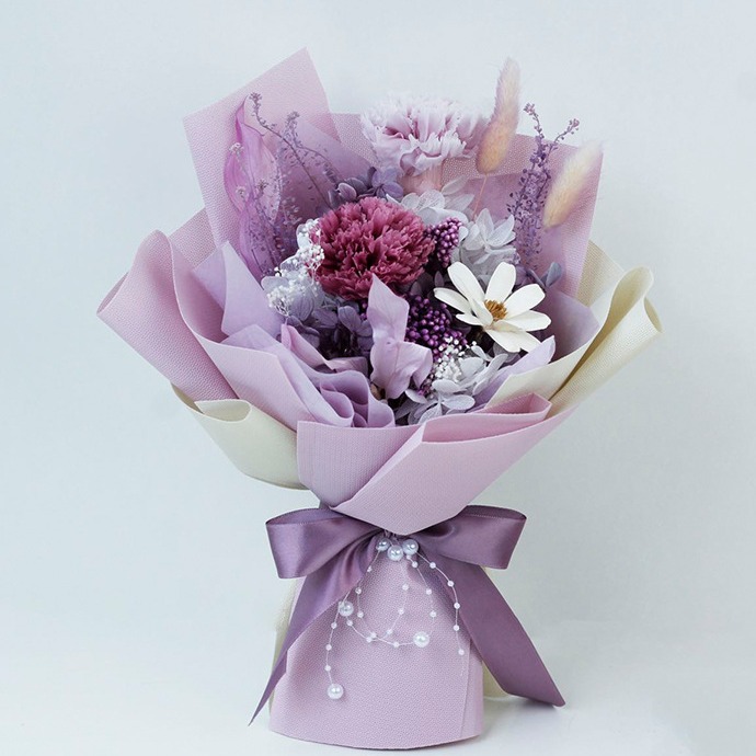 Día de la Madre amazónico flores secas flores verdaderas flores eternas flores de regalo bouquet de claveles bouquet