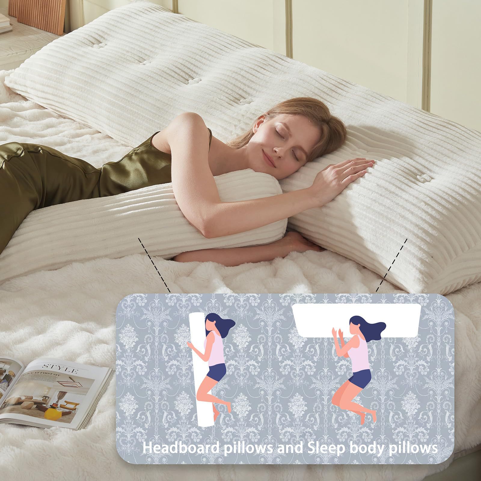 Cama triangular transfronteriza, almohada en forma de cuña, almohada de cuello, almohada de cuello, almohada de cuello, almohada de cuello, almohada de cuchillo, almohada de cuchillo, almohada de cuchillo