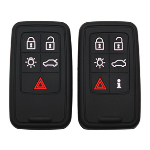 Smart Remote Control Key Suitable for Volvo S60 V70 Xc60 Wireless Remote Control Silicone Cover Protective Cover