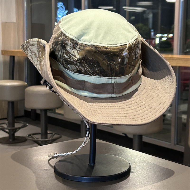 Viajar entre padres e hijos, montañismo al aire libre, camping, gorro de pescador para niños, protector solar de verano para hombres y mujeres, sombrero de vaquero, sombrero de sombra