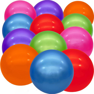 Cross-Border Light Ball 9inch Enlarged and Thickeneded Pvc Inflatable Bouncing Ball Kidsren's Indoor and Outdoor Interactive Beach Ball Can Be Labeled