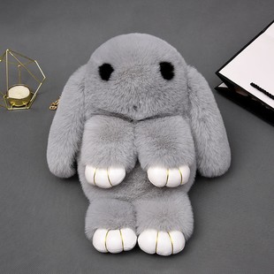 Plush Bunny Bag Source Factory Wholesale Stuffed Bunny Bag Children's Backpack Single Shoulder Crossbody Mini Fur Bag
