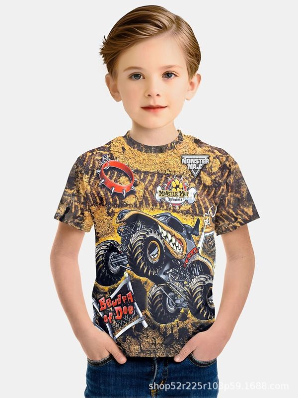 子供半袖TシャツカテゴリーA夏新作男の子ベビー女の子服韓国版2025子供服|undefined