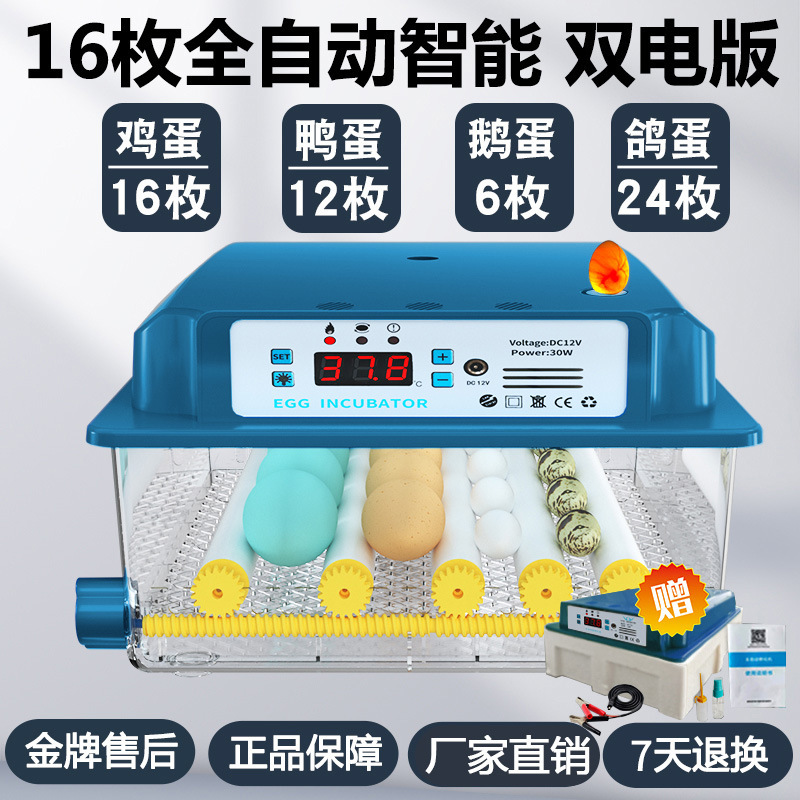 家庭用孵化器ひよこ孵化器小型家庭用孵化機全自動知能鶏鴨ガチョウ鳩孵化機|undefined