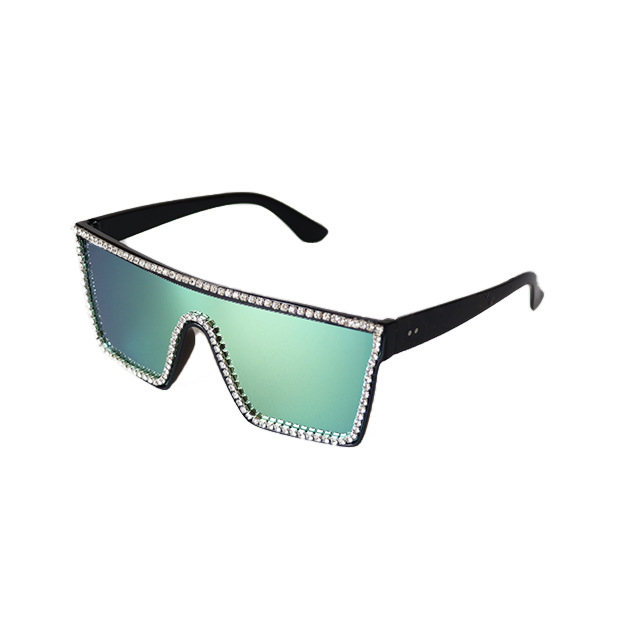 브라이트 블랙 프레임 핑크 머큐리(다이아몬드 세팅)