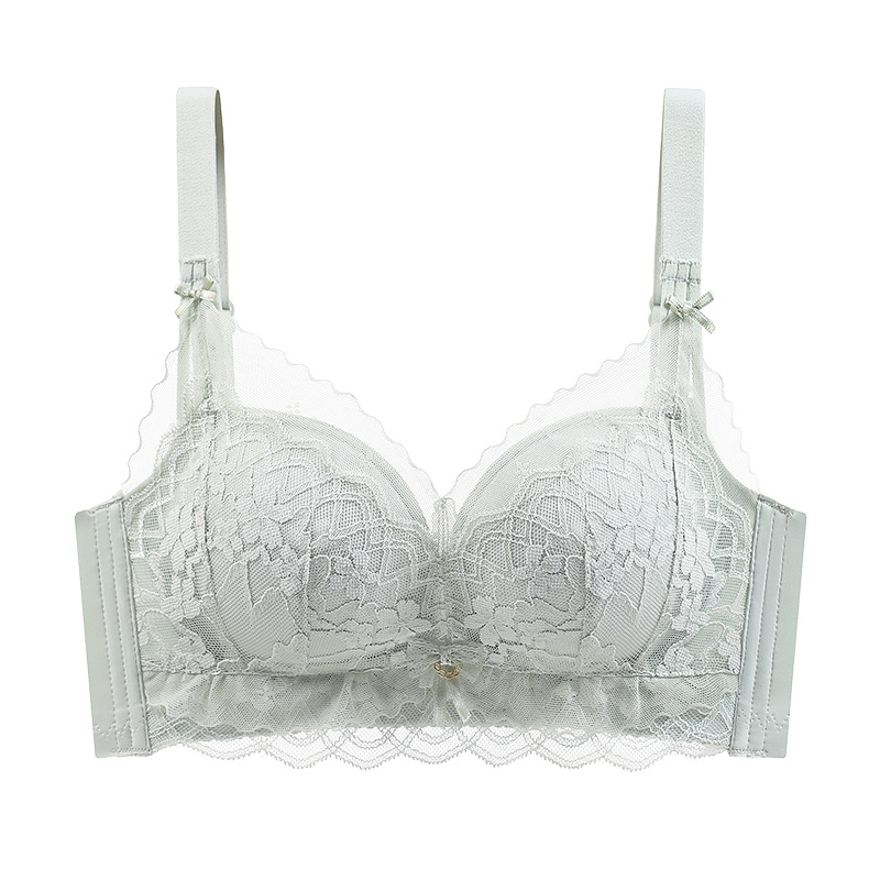 Sujetador nutritivo de ácido hialurónico Ropa interior de encaje sexy Ropa interior de espalda hermosa Sujetador Ropa interior de mujer Ropa interior de Shantou sin anillo de acero