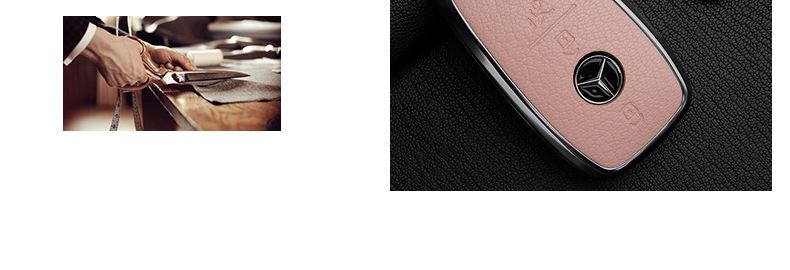 Suitable for Mercedes-Benz Amg Key Cover G63 High-End G500 Leather Key Case Gle Gtr Gt50 Car Key Shell