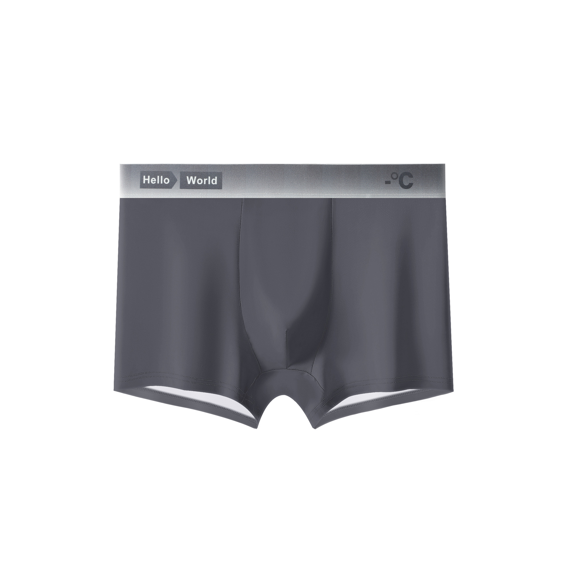 Ropa interior masculina verano hielo seda antibacteriano cuatro esquinas pantalones cortos bóxer transpirables delgados juveniles cabeza ropa interior masculina