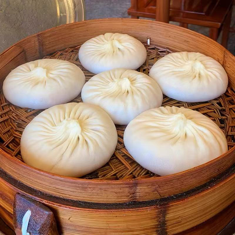 厂家生产新鲜手工蟹黄汤包125g特产冷冻速食灌汤包早餐包子批发