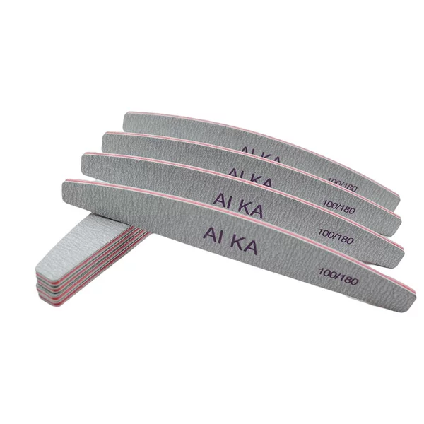 Popular Half-Moon Gray Sand File Sandpaper File Beauty Nail File Manicure Tool Armor