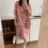 Summer pijama, autumn cartoon skirt for elementary school students for pregnant, Korean style, with short sleeve, loose fit