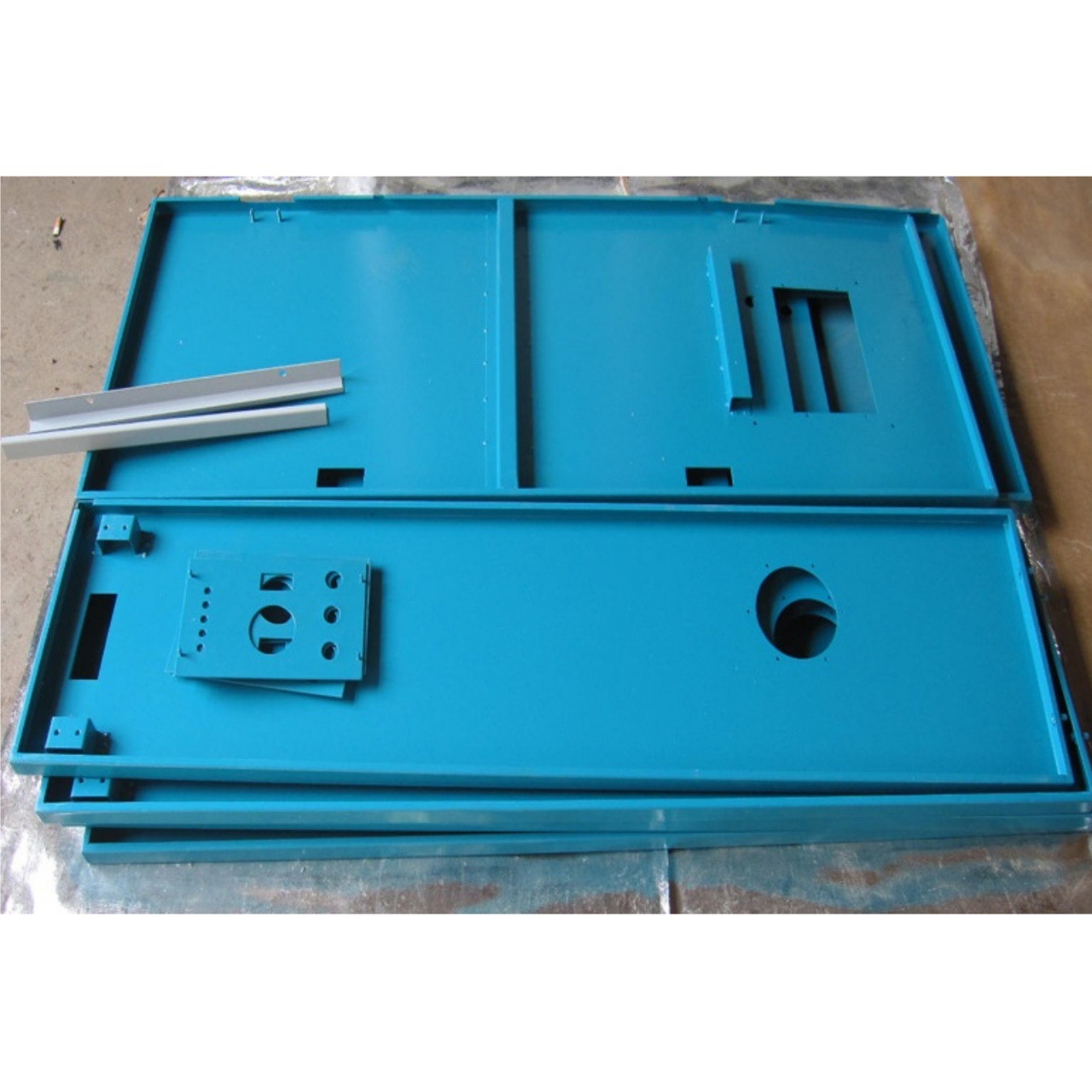 青岛生产仿威图控制柜PLC防威图机柜变频304不锈钢配电柜箱体空箱