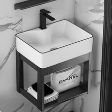 阳台小户型洗手盆卫生间洗漱池简易小户型家用挂墙式洗脸盆柜组合