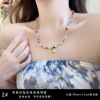 Summer necklace from pearl, brand accessory hip-hop style, universal pendant, light luxury style, wholesale