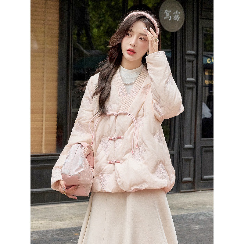 Winter short keep warm down jacket