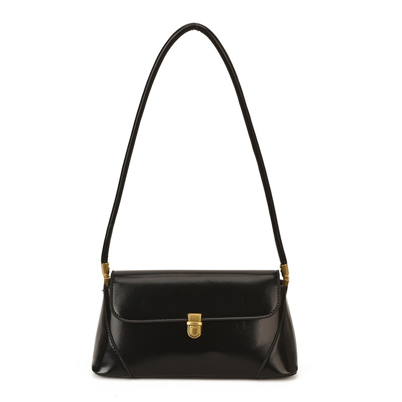 Luxury Women's Elegant Fashion Shoulder & Crossbody Bag, Retro Baguette Underarm Bag, Versatile Trendy New Arrival - Thumbnail 5