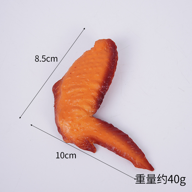 En stock simulación patatas fritas pollo frito llavero pollo pierna alitas de pollo modelo de comida y jugar hamburguesa accesorios adornos de juguete