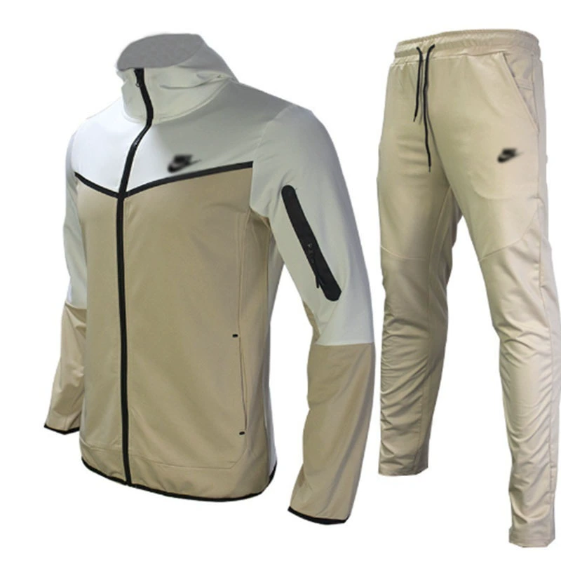 Новые весенне-осенние костюмы с капюшоном для мужчин и женщин NK, спортивные повседневные костюмы, спортивные модные куртки и брюки, модная брендовая одежда