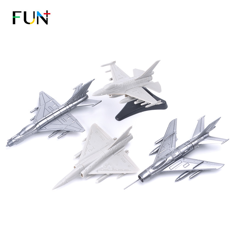 Lejia Assembled1/144 Chinese J-6 J-7 Fighter Aviation Aircraft Model Children's Toys Decoration Ornaments