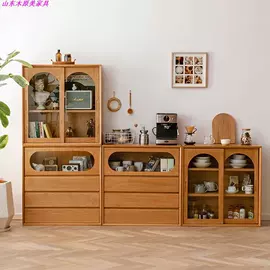 实木床;餐边柜;斗柜