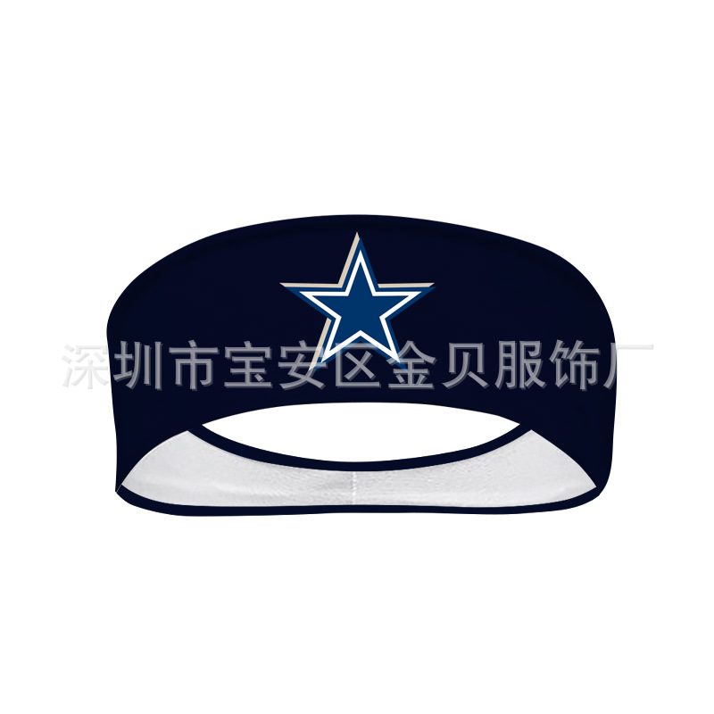 Nfl League Hockey Ice Hockey Sports Game Cheer Sweatproof Headband Headband