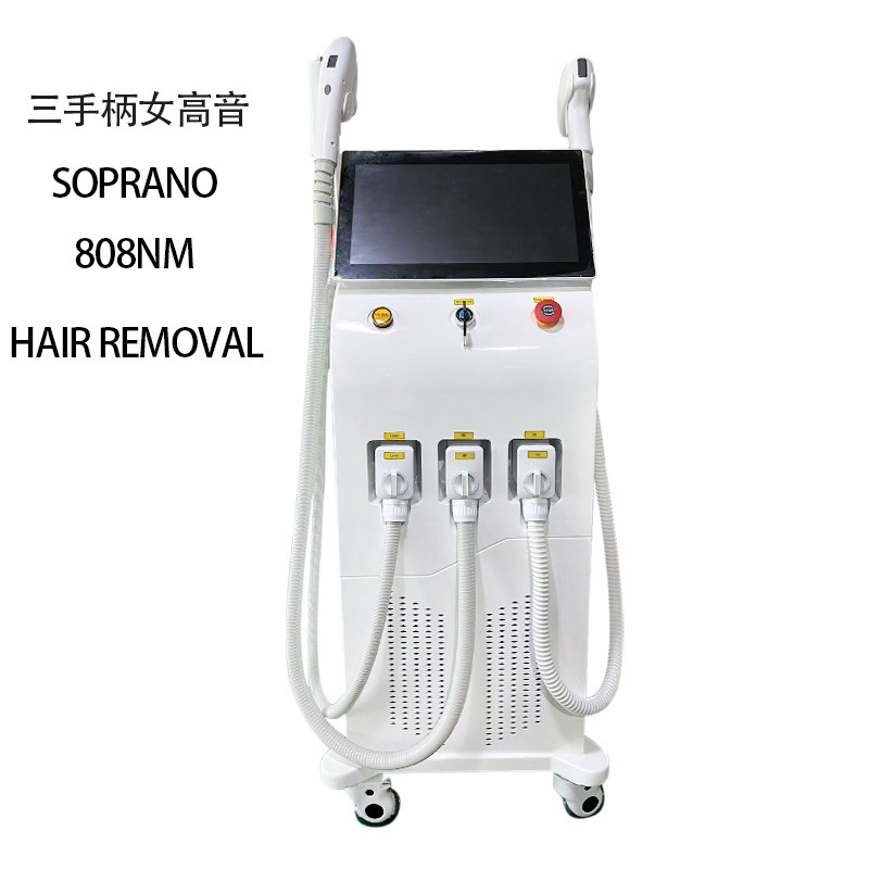 Directly Supplied from the Manufacturer to Beauty Salons, Single/Three-Band 808Nm Tattoo Removal, Skin Rejuvenation, Eyebrow Removal All-In-One Machine