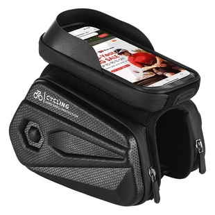 Hard Shell Mountain Bike Bicycle Bag Front Beam Bag Bicycle Bag Mountain Bike Upper Tube Bag Double Side Bag Riding Equipment Cross Border