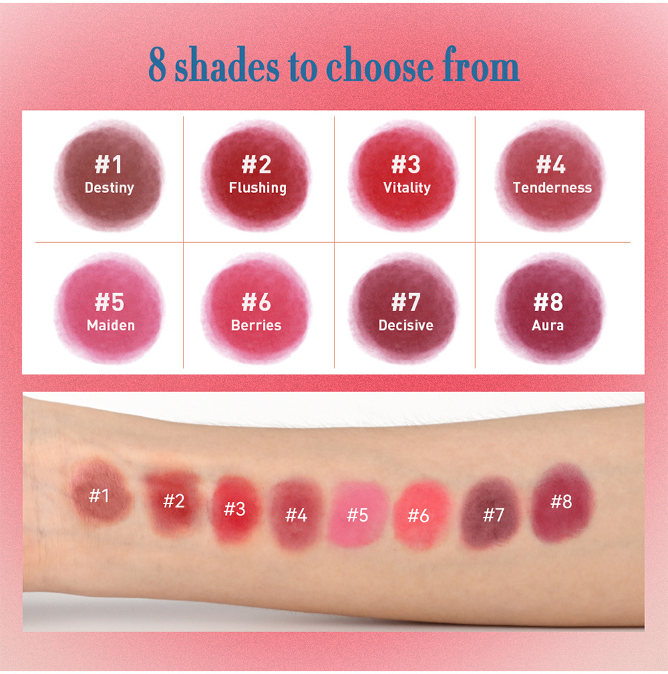 Lakerain Pudding Blush Cream Powder Matte Blush Nude Makeup Highlighter Lip and Cheek Blush Cream undefined