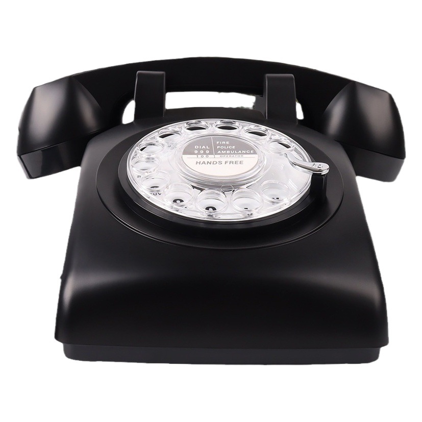 Antiguo teléfono Tarjeta de inserción de hotel habitación de huéspedes casa fijo retro teléfono fijo Dial-Up teléfono mayorista fabricante