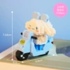 K10-Little White Dog Cycling