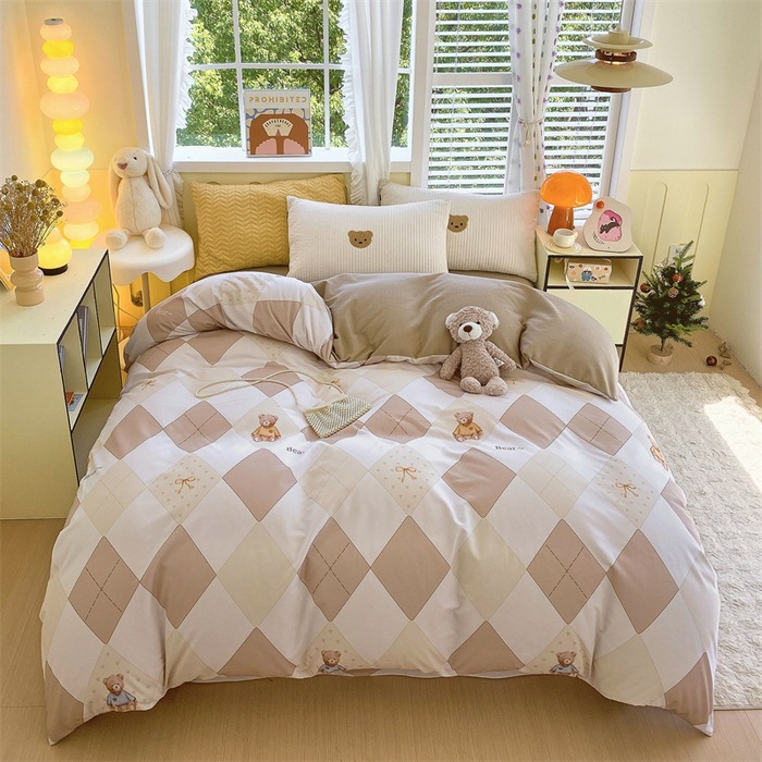 Nueva cubierta de edredón de estilo chino una sola pieza para comprar una sola pieza más gruesa de lana molida otoño invierno calor al por mayor cubierta de edredón de algodón una sola pieza