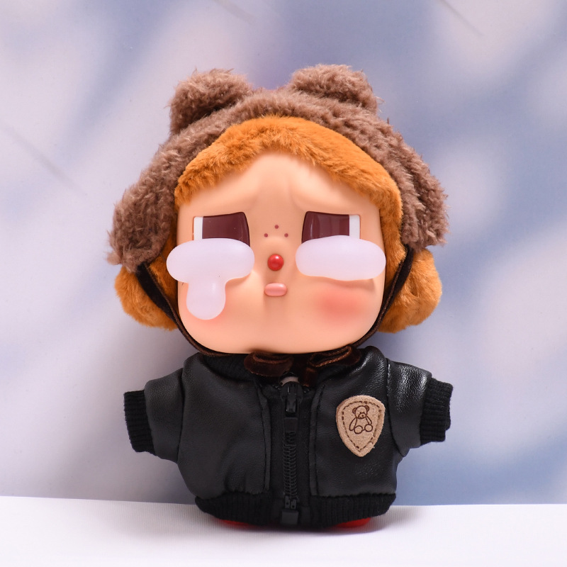 ただの子供服】泣く子供の涙の工場はゴムの顔の人形をごまかします。