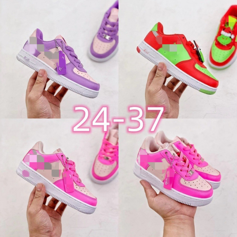 Cross-Border Putian Children's Shoes Dunk Low Barbie Sweetheart Cute Fresh Non-Slip Shock-Absorbing Low-Cut Sneakers