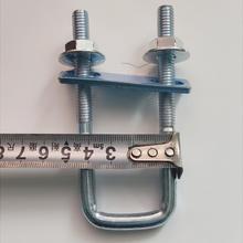 桁架螺丝斜支撑紧固件舞台架子斜脚桁架u型卡扣螺子配件镀锌