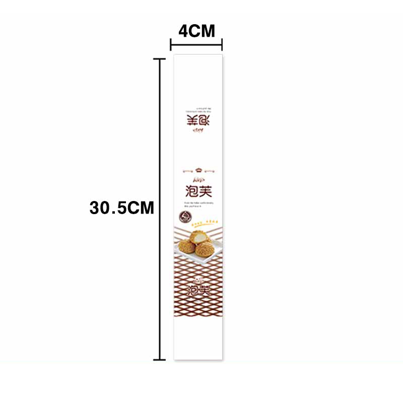 Adhesivo para hornear puff de yemas de huevo, carne crujiente, pegatinas de fresa, pegatinas de pastel de leche de soja.