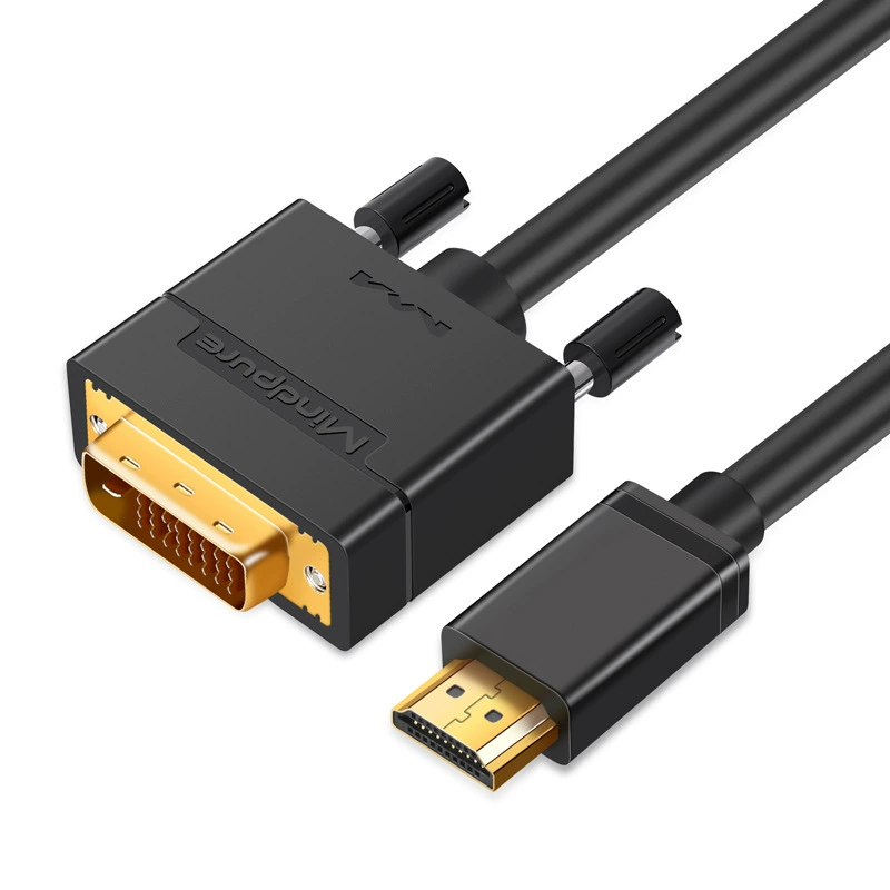 Кабель HDMI to DVI (Mindpure) AD001/AD023, двунаправленный, 1.5–20 м, поддержка 4K