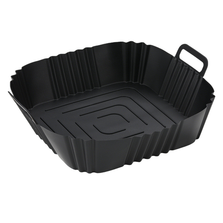 Amazon explosivo aire frito plato de horneado de silicio grado alimenticio resistente a altas temperaturas almohadilla de horneado de aire doméstico