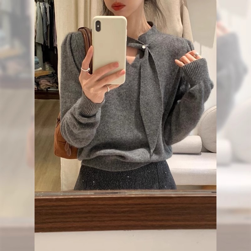 官图特价 T3098# 三股安迪绒 天猫品质 韩系披肩打底针织衫上衣女