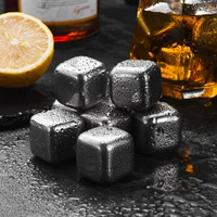Пищевая сталь 304, ледяной винный камень, бытовые быстрозамороженные кубики льда из нержавеющей стали, пивной виски, металлические ледяные гранулы