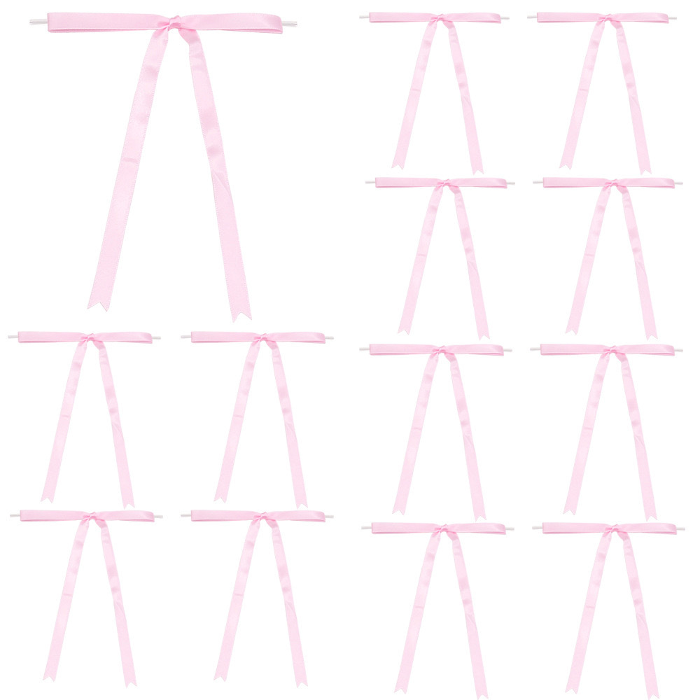 Spot al por mayor de 1CM cola larga nudo en forma de T nudo nudo nudo nudo de atar pastel complemento postre horneado decoración serpentina fiesta