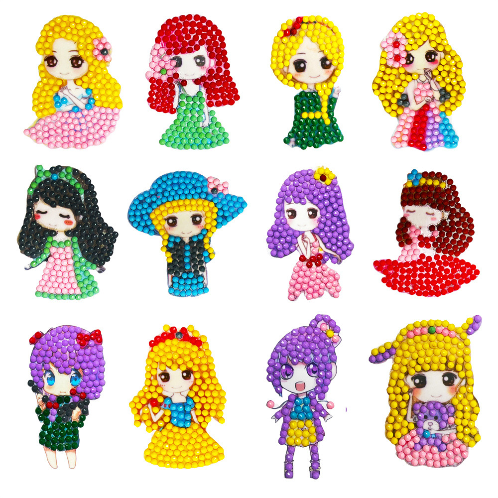 SS126 새로운 패션 공주 12 스티커