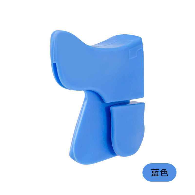 실리콘 칼 뒤 손 가드 (블루)