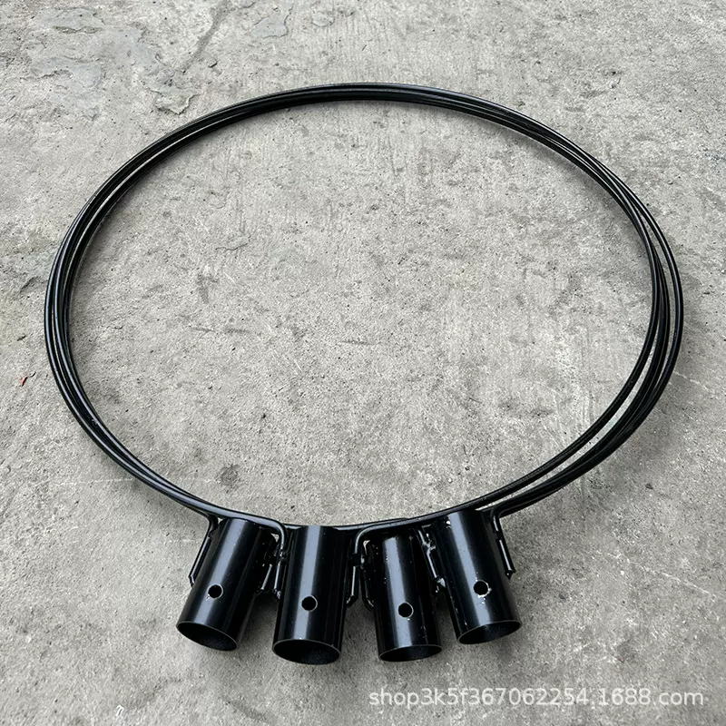 厂家批发超硬超结实加粗实心铁圈捞鱼钓鱼垂钓渔具用品抄大物抄网