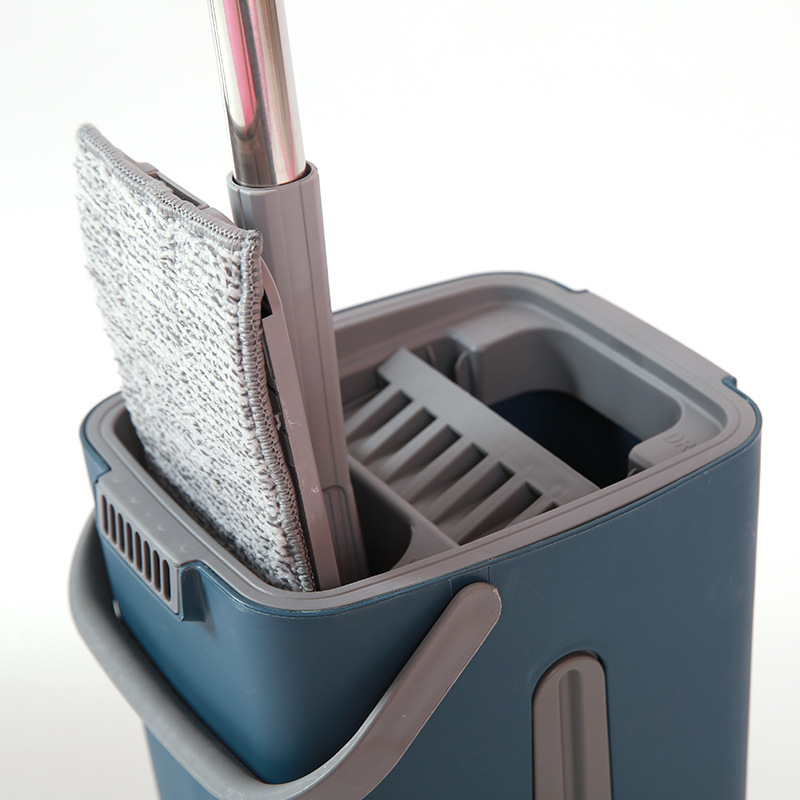 Cubo pequeño y mediano para lavado a mano sin esfuerzo cubo de trapeador plano tipo perezoso