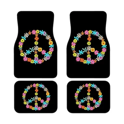 vintage print car top layer | Universal Foot Pad - s007