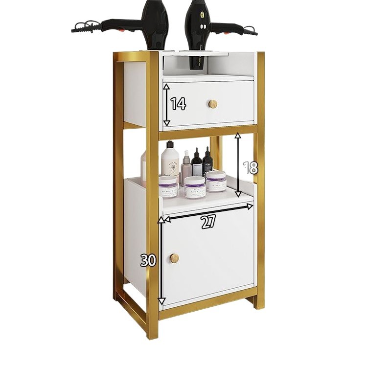 Gabinete de herramientas de barbería de estante Gabinete de herramientas de salón de belleza Gabinete de corte de pelo Barbería de estante de energía cinética Gabinete de barbería