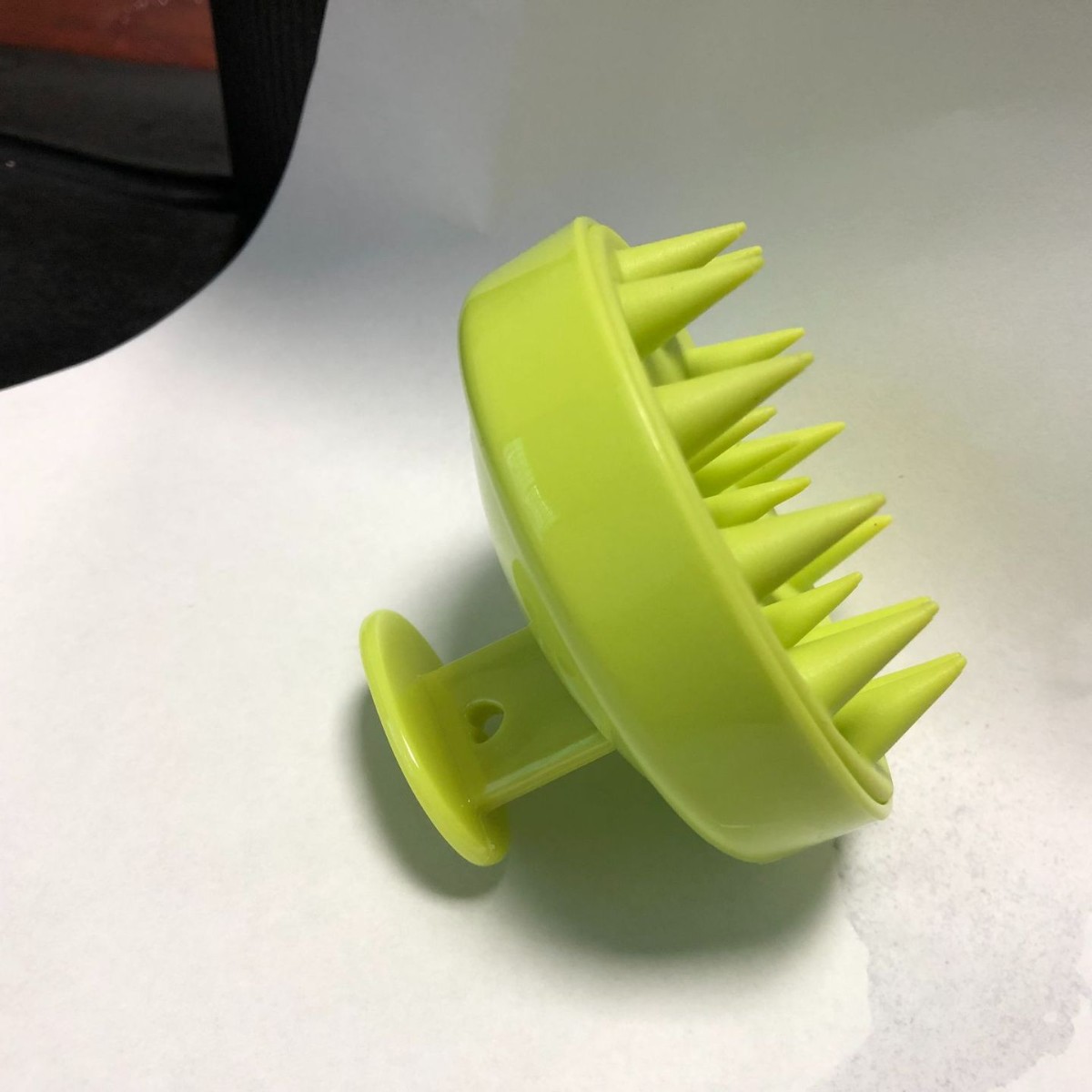 Temu en nombre del champú de pelo artefacto lavado de cuero cabelludo masaje champú peine champú cepillo masajeador peine de silicona rascador de pelo