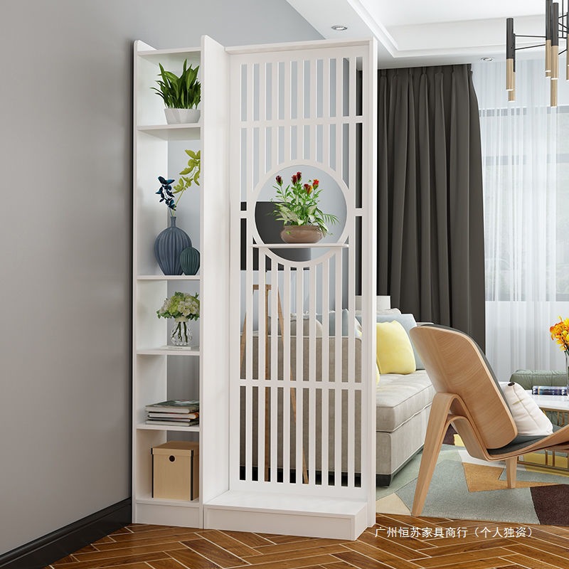New Chinese Style Screen Partition Living Room Simple Modern Entrance Entrance Decorative Cabinet Office