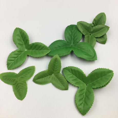 Wedding home decoration flower arrangement accessories simulation rose triangle leaves scene layout simulation fake flower leaves