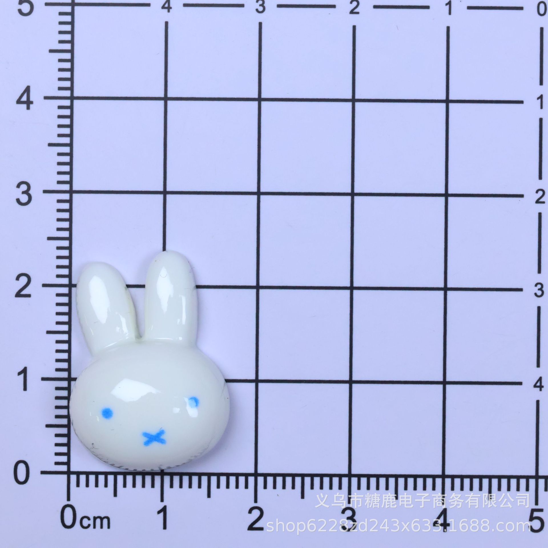 Cara brillante adorable Miffy conejo accesorios de resina crema pegamento DIY clip para el cabello accesorios para el cabello teléfono móvil agujero agujero zapatos llaveros lotes image 8